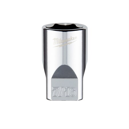 Milwaukee Tool MilwaukeeÂ® 1/4 in. Drive Socket SAE Standard, 7/16 in. 45-34-9008